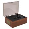 Zunate Vintage Bluetooth 5.1 CD Player with Dual Speakers, Retro Portable Stereo CD MP3 WMA Player with USB AUX Input and Remote, Wireless Home and Car Audio (Brown) view 4