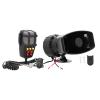 Car Horn Public Address Speaker Electric Siren System Emergency Sound Amplifier Black for Car Truck RV Boat view 1
