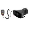 Car Horn Public Address Speaker Electric Siren System Emergency Sound Amplifier Black for Car Truck RV Boat view 2