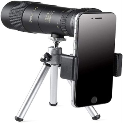 High Power 8-40x40 Monocular Telescope with Smartphone Adapter - Zoom Monocular for Adults, Perfect for Bird Watching and Outdoor Adventures