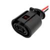1 Set 2 Pin Car Front Wheel ABS Connector 3.5mm Male Female Plug Harness for 357973202 357973332(H) view 4