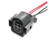 1 Set 4 Pin 1H0973734 Automobile Headlight Wire Harness Socket for Car Male Female Docking Cable Connector(H) view 1