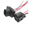 1 Set 4 Pin 1H0973734 Automobile Headlight Wire Harness Socket for Car Male Female Docking Cable Connector(H) view 2