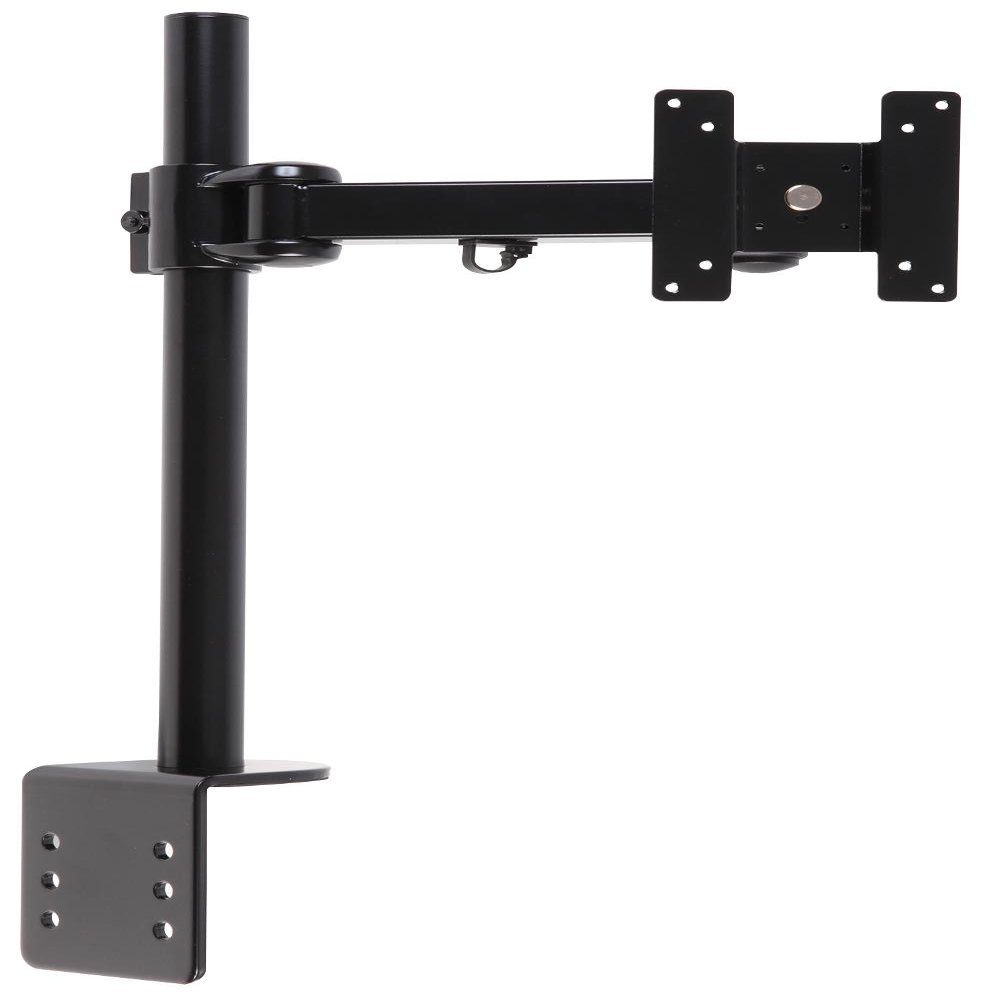 Adjustable TFT Arm Mount with C-Clamp - VESA Compatible 75x75mm & 100x100mm - Max Load 10kg - 450mm Height & 300mm Arm Length