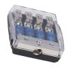 Pengcadent 60A Power Distribution Block, Car Audio Power Fuse Holder, 1 in 4 Out Fuse Block with Transparent Cover, Insulated Power Distributor for Car RV Solar System view 4
