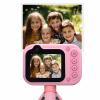 Acouto Underwater Camera, 2K 26MP Dual Lens Rain Proof Diving Camera with IPS HD Screen and 10X Zoom, for Snorkeling and Underwater Photography (Pink) view 2