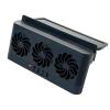 Car Window Fan Solar Power USB Driver Auto Window Fan for Cars Automotive Accessories Ventilation Cooling- Black view 1
