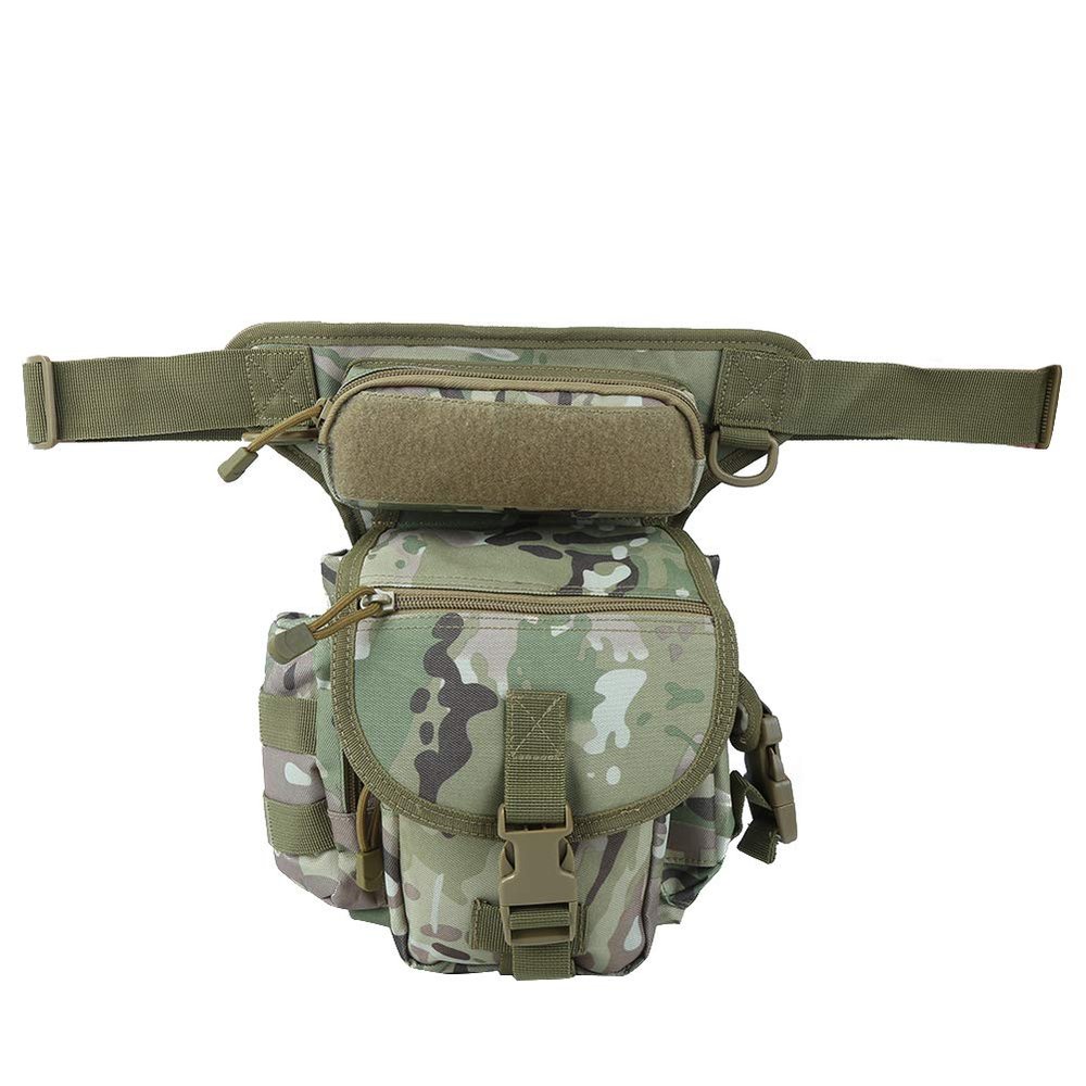 Ox Cloth Drop Leg, Multifunction Photography Leg, 900D Ox Cloth with Quick Access, Spacious & Organized Drop Leg for Sports Outdoor Activities, Available in ACU Khaki Desert Digita (CP (spot) One