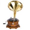 Vinyl Player Gramophone Player Vintage Look Replica Retro Player Phonograph Handcrafted view 4