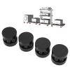 4Pcs Aluminum Spring Speakers Spikes Isolation Stand, Shock Absorption Bearing 9KG, Speakers Isolation Platform Pads for CD Players Power Amplifiers, Reduce Resonance with Aluminum view 4