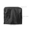 Toddmomy Computer CPU Protector Cover and Tower Dust Cover for Desktop Pc, Universal Black 420D Waterproof Dustproof Case, Office and Home Computer Accessories view 2