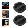 HOMOBABE 8Pcs Recessed Speaker Handles Replacement for Audio Speaker Cabinets Heavy Duty ABS Pull Handles with Round Grip Black Suitable for Pa Dj Portable Repair and Installation view 3