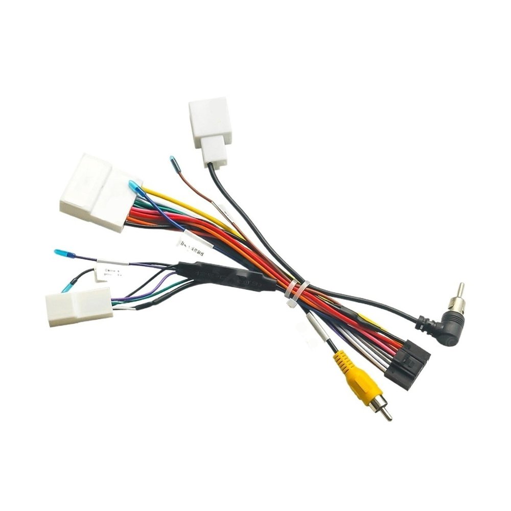 16-Pin Power Wiring Harness for 2003-2012 Subaru Forester XV Impreza Android Radio Car Stereo Installation Adapter Cable