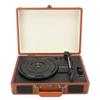 Music Gramophone Player with Pu Leather Wooden Box Phonograph 33/45/78 Three Gear Speed Ruby Needle view 1