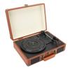 Music Gramophone Player with Pu Leather Wooden Box Phonograph 33/45/78 Three Gear Speed Ruby Needle view 3