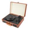 Music Gramophone Player with Pu Leather Wooden Box Phonograph 33/45/78 Three Gear Speed Ruby Needle view 4
