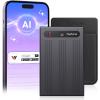 AI Voice Recorder, Note Voice Recorder Free Transcribe & Summarize with App Control, Support 152 Languages, 64GB Memory, Audio Recorder for Lectures, Meetings, Calls, Black view 1