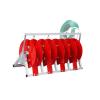3/4/5 Rods Heavy Duty Wire Spool Cart with Wheels,Cable Caddy and Dispenser Organizer for Electrical Industrial,Easy to Install(4 Rods Wire) view 1