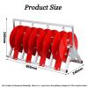 3/4/5 Rods Heavy Duty Wire Spool Cart with Wheels,Cable Caddy and Dispenser Organizer for Electrical Industrial,Easy to Install(4 Rods Wire) view 2