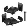 Bassadoro 2Pcs Speaker Wall Mounts Adjustable Angle Heavy Duty Bracket for 5-11 inch Speakers, 55lbs Capacity, Universal Audio Support Stand for Home Theater Studio Gaming view 3