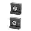 UTHCLO 2Pcs Cold Shoe Mount Adapter with Quick Release for Photography Lights and Flash Stands, Universal Shoe Flash Bracket Compatible with Light Stands, Black view 1