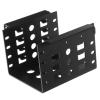 Didiseaon 5 Inch Hard Drive Bracket 2.5 Inch Drive Mounting Tray for PC Case Black Hollow Hard Disk Storage Rack Compatible with SSD Internal Computer Accessories view 1