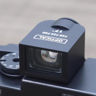 17 Optical Viewfinder with 28mm/35mm/50mm - Cold Shoe Mount Mini Finder for Vintage Film Cameras & Precise Framing Photography