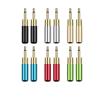 CTGFBUW 1 Pair Audio Jacks 2.5mm Compatible HD700 HE400i HE1000 Connector Plug Connectors Male(Blue) view 2