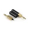 CTGFBUW 1 Pair Audio Jacks 2.5mm Compatible HD700 HE400i HE1000 Connector Plug Connectors Male(Blue) view 3