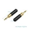 CTGFBUW 1 Pair Audio Jacks 2.5mm Compatible HD700 HE400i HE1000 Connector Plug Connectors Male(Blue) view 4