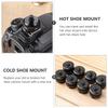 BESPORTBLE 4Pcs Dual Layer Hot Shoe Mount Adapter Tripod Screw, Aluminum Alloy Camera Flash Shoe Accessory for Photographers and DSLR Rigs view 2