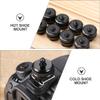 BESPORTBLE 4Pcs Dual Layer Hot Shoe Mount Adapter Tripod Screw, Aluminum Alloy Camera Flash Shoe Accessory for Photographers and DSLR Rigs view 3