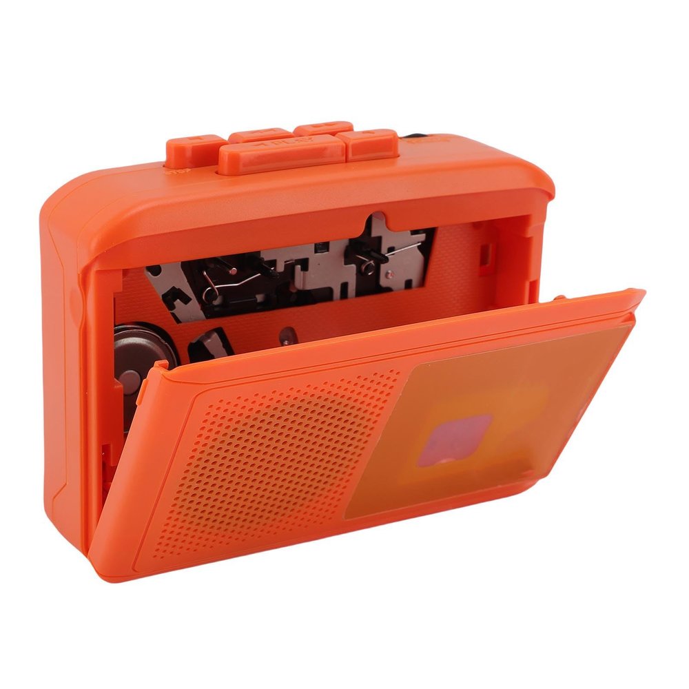 EBTOOLS Portable Cassette Player, Tape Recorder with Built in Speaker and Headphone Jack, Fast Forward Rewind, USB C Power Supply, for Music Lovers and Gift Giving