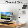 Camcamp Wireless Security Camera System, Solar Powered PTZ 6 Cam-kit Camera Security System, 500GB HDD, 4MP NVR,Easy Installation, Color Night Vision, 2 Way Audio, 2.4G & 5G WiFi for Home Outdoor view 3