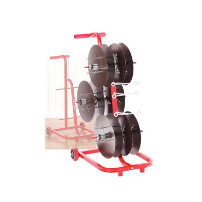 Cable Wire Dispenser for Electrical Industrial Retail,Transportable with 4/6/8 Rods,Large Capacity(6 Rods Wire)