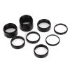 8PCS Lens Adapter Ring Extension Tube Set, Telescope Accessory Kit, M42x0.75mm Thread Aluminum Alloy Extension Tubes for Astronomical Telescope, Microscope, Photography, Includes 3 view 1