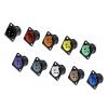 CTGFBUW 10pcs 3Pin Male Socket Audio Microphone Jack Plug Adapter Connector(Orange) view 2