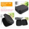 NAMOARLY EVA Cable Organizer Bag Cord Storage Pouch for Electronics Travel Portable Black Rectangular Cord Management Case view 4