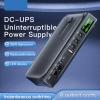 CUIFATI 36W Mini UPS, Uninterruptible Power Supply with LED Display, for Routers, Modems, Security Cameras, DC USB LAN POE Multi Voltage Outputs (US Plug 110V) view 2