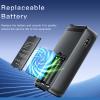 CUIFATI 36W Mini UPS, Uninterruptible Power Supply with LED Display, for Routers, Modems, Security Cameras, DC USB LAN POE Multi Voltage Outputs (US Plug 110V) view 4
