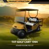 CNNELL Front Left & Right Speaker Housing Pods Compatible with EZGO TXT Golf Cart 1994 1995 1996 1997 1998 1999 2000 2001 2002 2003 2004 2005 2006 2007 2008 2009 2010 2011 2012 2013 Black view 2