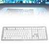 108 Key German Keyboard Keycaps, Mechanical Keyboard Keycaps Set, Translucent ABS Keycaps for 61 64 68 84 87 96 98 100 104 108 Keyboards, Minimalist Design with Wide Compatibility (White) view 3