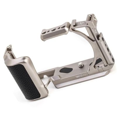 YANZUO Metal Rabbit Cage for Sony A6400/A6300/A6500 Camera Video Shooting Professional Video Mount (Titanium)