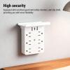 Fafeicy 6 Outlet Power Strip with Shelf, Protector Power Board with 6 AC Outlets 2 USB A 1 Type C Ports, 1875W High Rating, Retardant PC Material view 2