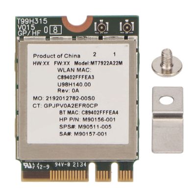 BAFOVY WiFi 6E Wireless Network Card with Band 5400Mbps Speed, M.2 NGFF Adapter for Laptop with 5.2 and MU MIMO Support for 10/11