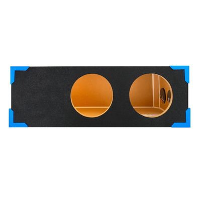 32HZ Dual Ported/Vented Sub Box Subwoofer Enclosure Speaker Box 32Hz Custom Car Audio Competition Subwoofer Enclosure (6" Blue)