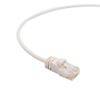 0E-C6ATHWH56 C6A Slim Patch Cable, 5', 6-Pack, White view 1