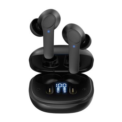 144-Language Real-Time Translator Earbuds, 4 Modes, Wireless BT Two-Way Voice Translator, Noise Cancelling, IPX6 Waterproof for Sports, Business, Travel (Black)