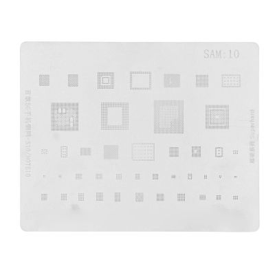 Eujgoov Reballing Stencil Stainless Steel Template Fast Reballing for Mobile Phones Compatible with S10, S10+ and NOTE10 Series