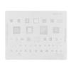 Eujgoov Reballing Stencil Stainless Steel Template Fast Reballing for Mobile Phones Compatible with S10, S10+ and NOTE10 Series view 1